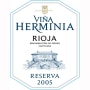 Vina Herminia Rioja Reserva 2005 Front Label