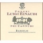 Luigi Einaudi Barolo Cannubi 2008 Front Label