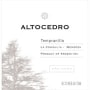 Altocedro Ano Cero Tempranillo 2011 Front Label