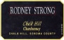 Rodney Strong Chalk Hill Chardonnay 1998 Front Label