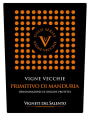 Farnese Vigneti del Salento Vigne Vecchie Primitivo di Manduria 2011 Front Label