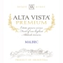 Alta Vista Premium Malbec 2010 Front Label