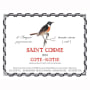 Chateau de Saint Cosme Cote-Rotie 2010 Front Label