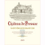 Chateau de Pressac  2005 Front Label