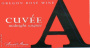 Anne Amie Cuvee A Midnight Saignee Rose 2014 Front Label