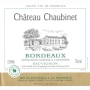 Chateau Chaubinet Blanc 2010 Front Label