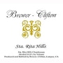 Brewer-Clifton Sta. Rita Hills Chardonnay 2009 Front Label