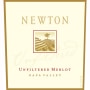 Newton Unfiltered Merlot 2009 Front Label