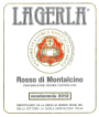 La Gerla Rosso di Montalcino 2012 Front Label