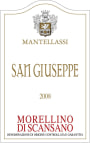 Mantellassi San Giuseppe Morellino di Scansano 2008 Front Label