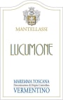 Mantellassi Maremma Toscana Lucumone Vermentino 2013 Front Label