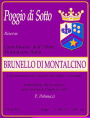 Poggio di Sotto Brunello di Montalcino Riserva 2008 Front Label