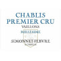 Simonnet-Febvre Chablis Vaillons Premier Cru 2010 Front Label