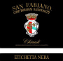 San Fabiano Chianti Etichetta Nera 2013 Front Label