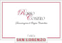 San Lorenzo Rosso Conero 2011 Front Label