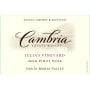 Cambria Julia's Vineyard Pinot Noir 2010 Front Label