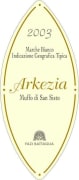 Fazi-Battaglia Marche Arkezia Muffo San Sisto Bianco 2003 Front Label