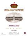 Paternina Marques de Valparaiso Roble 2009 Front Label