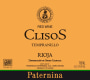 Paternina Clisos 2008 Front Label