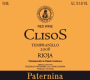 Paternina Clisos 2006 Front Label