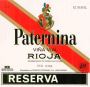 Paternina Vina Vial Reserva 2006 Front Label