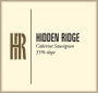 Hidden Ridge 55 Percent Slope Cabernet Sauvignon 2012 Front Label
