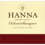 Hanna Cabernet Sauvignon 2010 Front Label