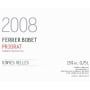 Ferrer Bobet Priorat 2008 Front Label