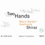 Two Hands Max's Garden Shiraz 2010 Front Label