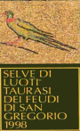 Feudi di San Gregorio Taurasi Selve di Luoti 1998 Front Label