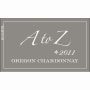 A to Z Chardonnay 2011 Front Label