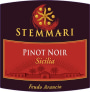 Arancio Stemmari Pinot Noir 2014 Front Label