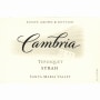 Cambria Tepusquet Vineyard Syrah 2010 Front Label