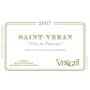 Verget Saint-Veran Clos de Poncetys 2007 Front Label