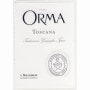 Orma Toscana 2009 Front Label