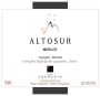 Finca Sophenia Altosur Merlot 2006 Front Label