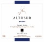Finca Sophenia Altosur Malbec 2011 Front Label