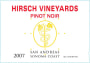 Hirsch San Andreas Fault Pinot Noir 2007 Front Label