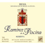 Bodegas Ramirez de la Piscina Reserva 2006 Front Label