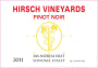 Hirsch San Andreas Fault Pinot Noir (1.5L Magnum) 2011 Front Label