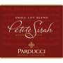 Parducci Petite Sirah 2009 Front Label