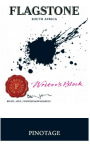Flagstone Writer's Block Pinotage 2013 Front Label