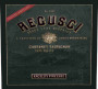 Regusci Winery Angelo's Vineyard Cabernet Sauvignon 2010 Front Label