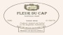 Fleur du Cap Natural Light 2013 Front Label