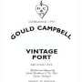Gould Campbell Vintage Port (375ML half-bottle) 2003 Front Label
