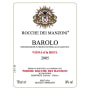 Rocche dei Manzoni Barolo Vigna d'la Roul 2005 Front Label