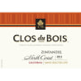Clos du Bois Zinfandel 2012 Front Label