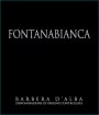 Fontanabianca Barbera d'Alba Superiore 2013 Front Label