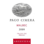 Pago Cimera Malbec 2009 Front Label