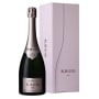 Krug Brut Rose with Gift Box Front Label